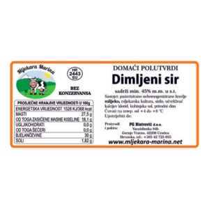 Sir polutvrdi dimljeni - Slika 4